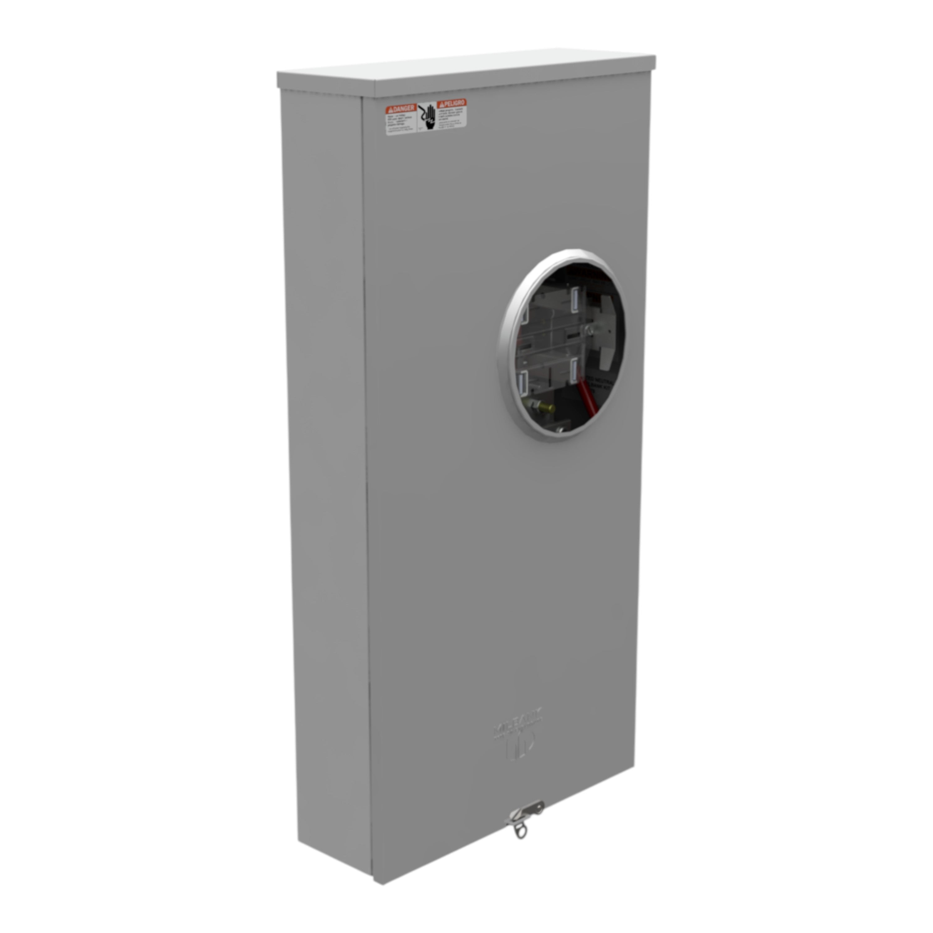 Milbank, U1797-O-K3L-K2L, 320A, 1PH, 600V, Ringless, Lever Bypass, UG Meter Socket