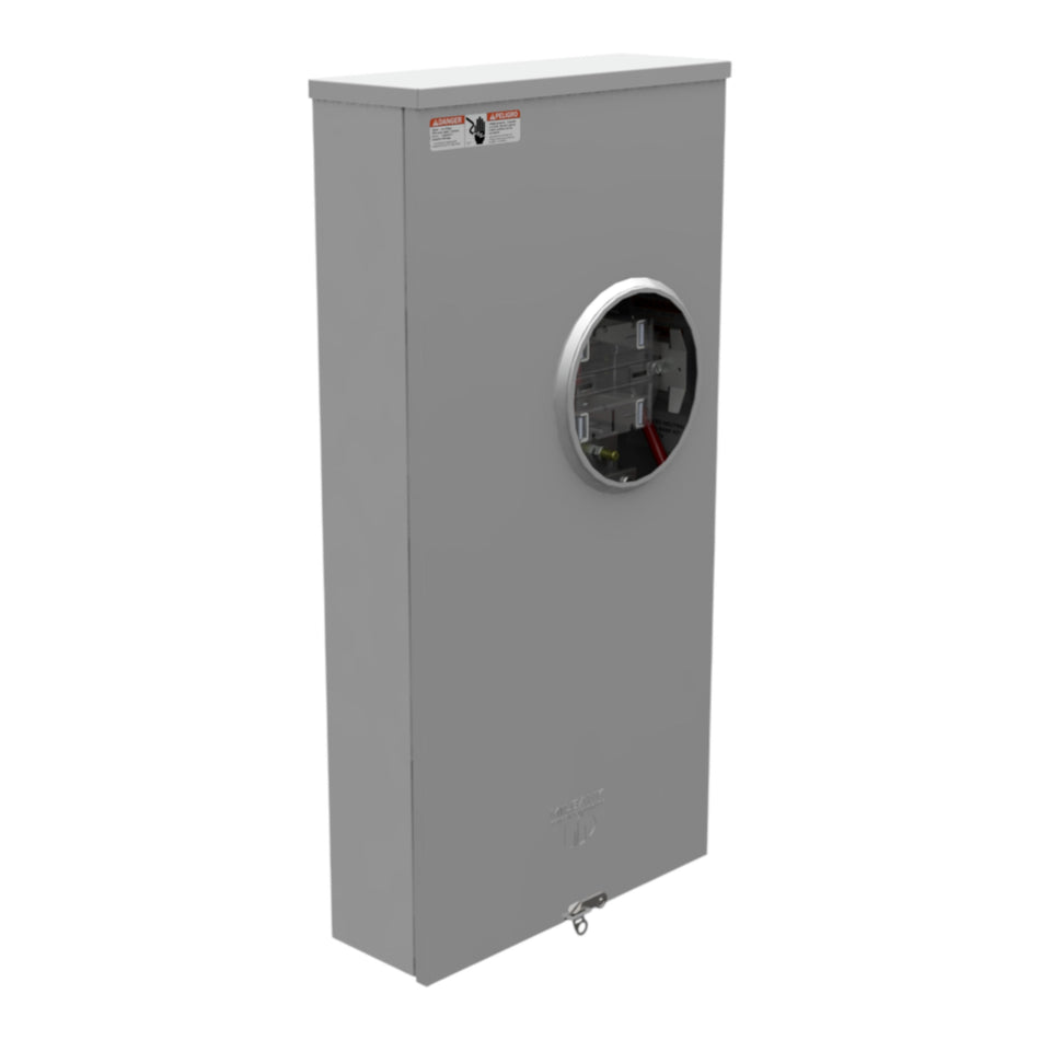 Milbank, U1797-O-K3L-K2L, 320A, 1PH, 600V, Ringless, Lever Bypass, UG Meter Socket