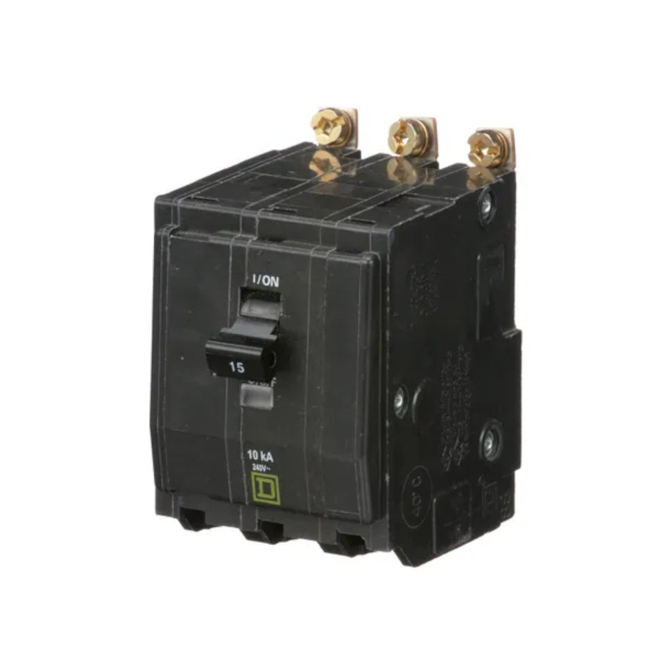 Square D QO QOB315 15A 3P 120/240V Bolt-On Circuit Breaker - Image 2