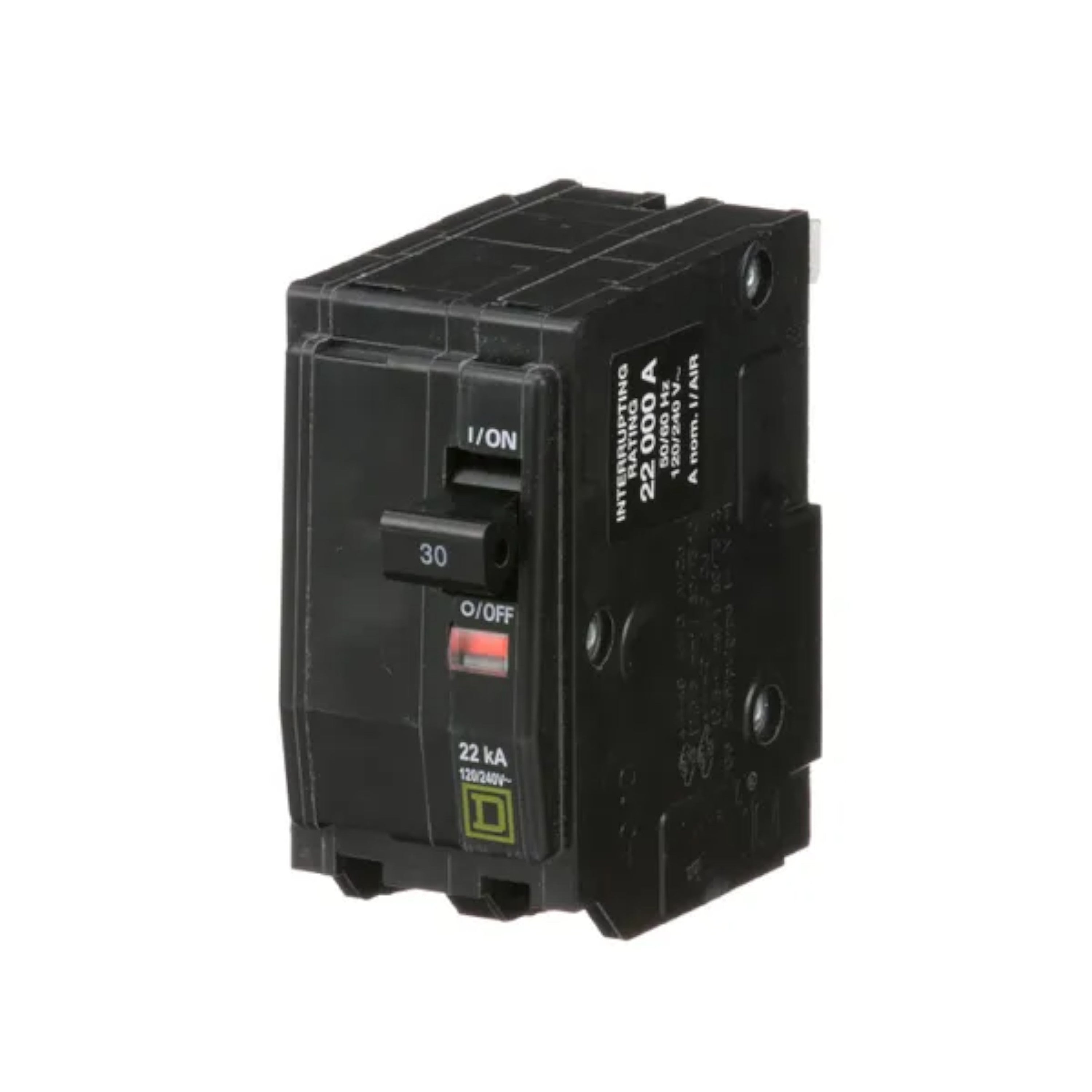 Square D QO QO230VH 30A 2P 120/240V 22kA Plug-In Circuit Breaker - Image 2