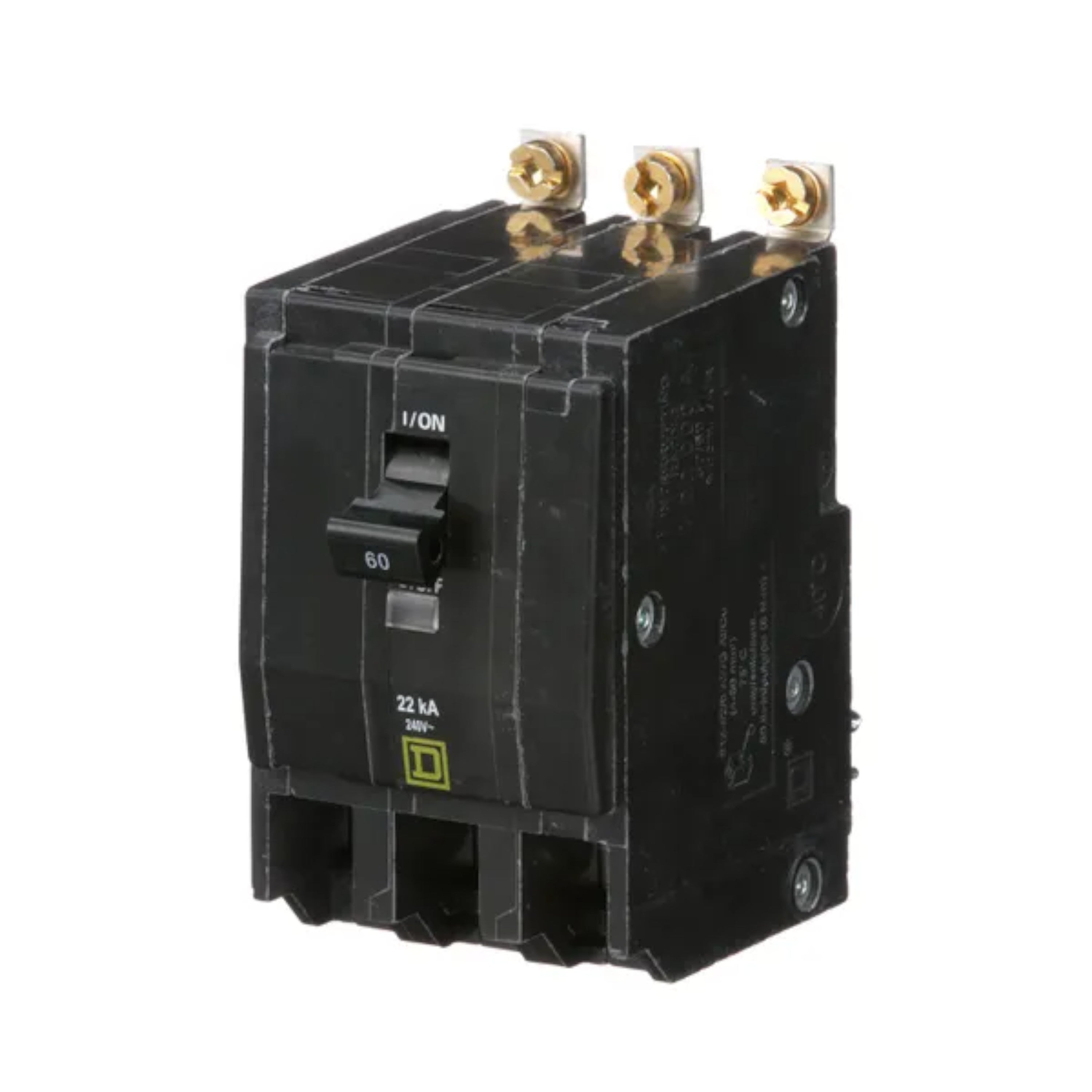 Square D QO QOB360VH 60A 3P 120/240V Standard Bolt-On Circuit Breaker - Image 2