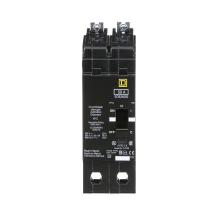Square D E-Frame EDB24050 50A 2P 480Y/277V 25kA Bolt-On Circuit Breaker - Image 3