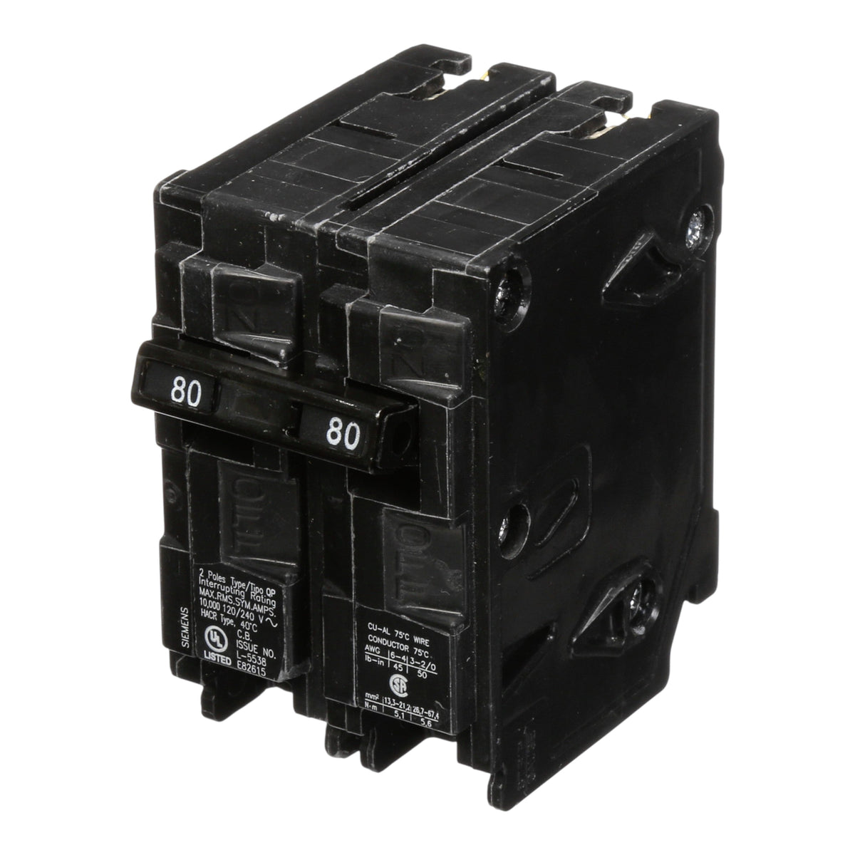 Siemens QP, Q280, 80A, 2P, 120/240V, Circuit Breaker - Image 8