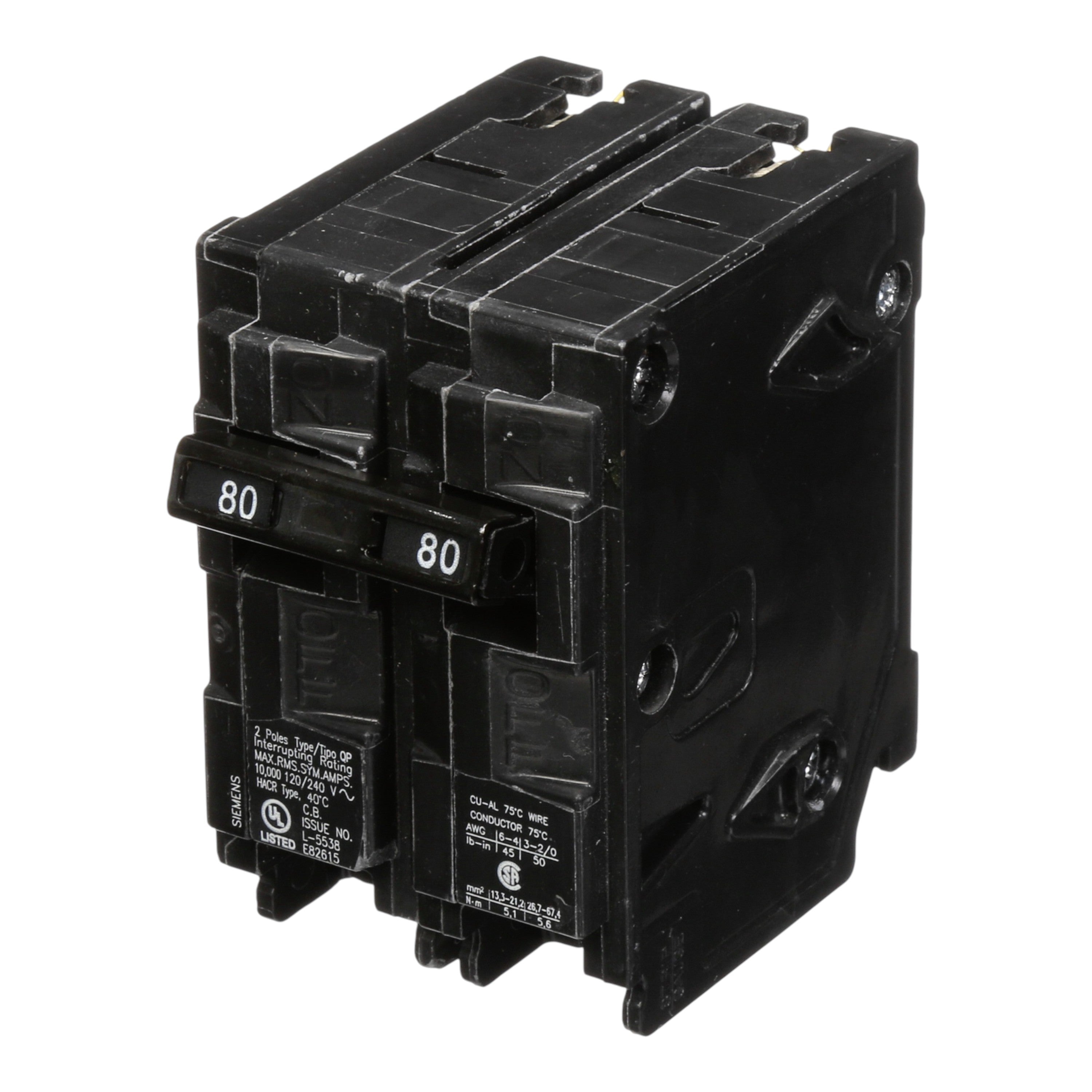 Siemens QP, Q280, 80A, 2P, 120/240V, Circuit Breaker - Image 8