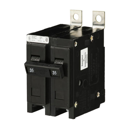 Eaton Quicklag BAB2035 35A 2P 120/240V Thermal-Magnetic Bolt-On Circuit Breaker - Image 2