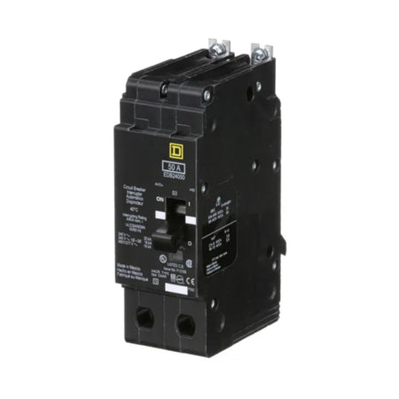 Square D E-Frame EDB24050 50A 2P 480Y/277V 25kA Bolt-On Circuit Breaker - Image 2