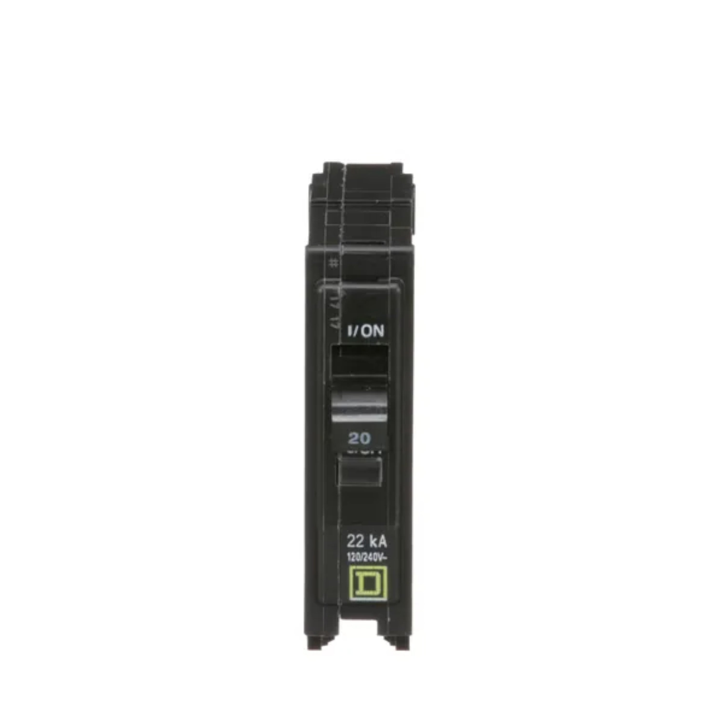 Square D QO QO120VH 20A 1P 120/240V 22kA Plug-In Circuit Breaker - Image 3