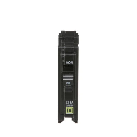 Square D QO QO120VH 20A 1P 120/240V 22kA Plug-In Circuit Breaker - Image 3