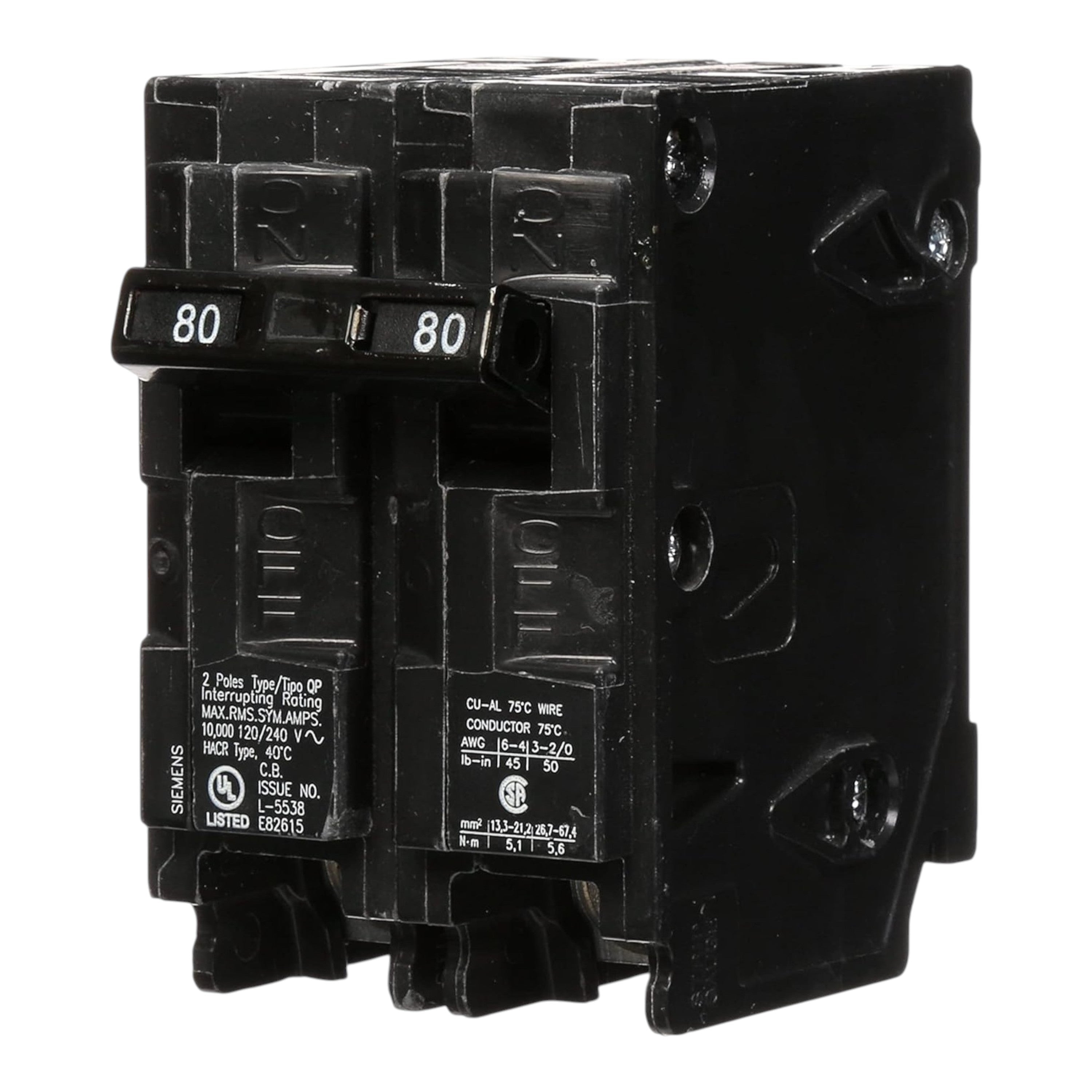 Siemens QP, Q280, 80A, 2P, 120/240V, Circuit Breaker - Image 2