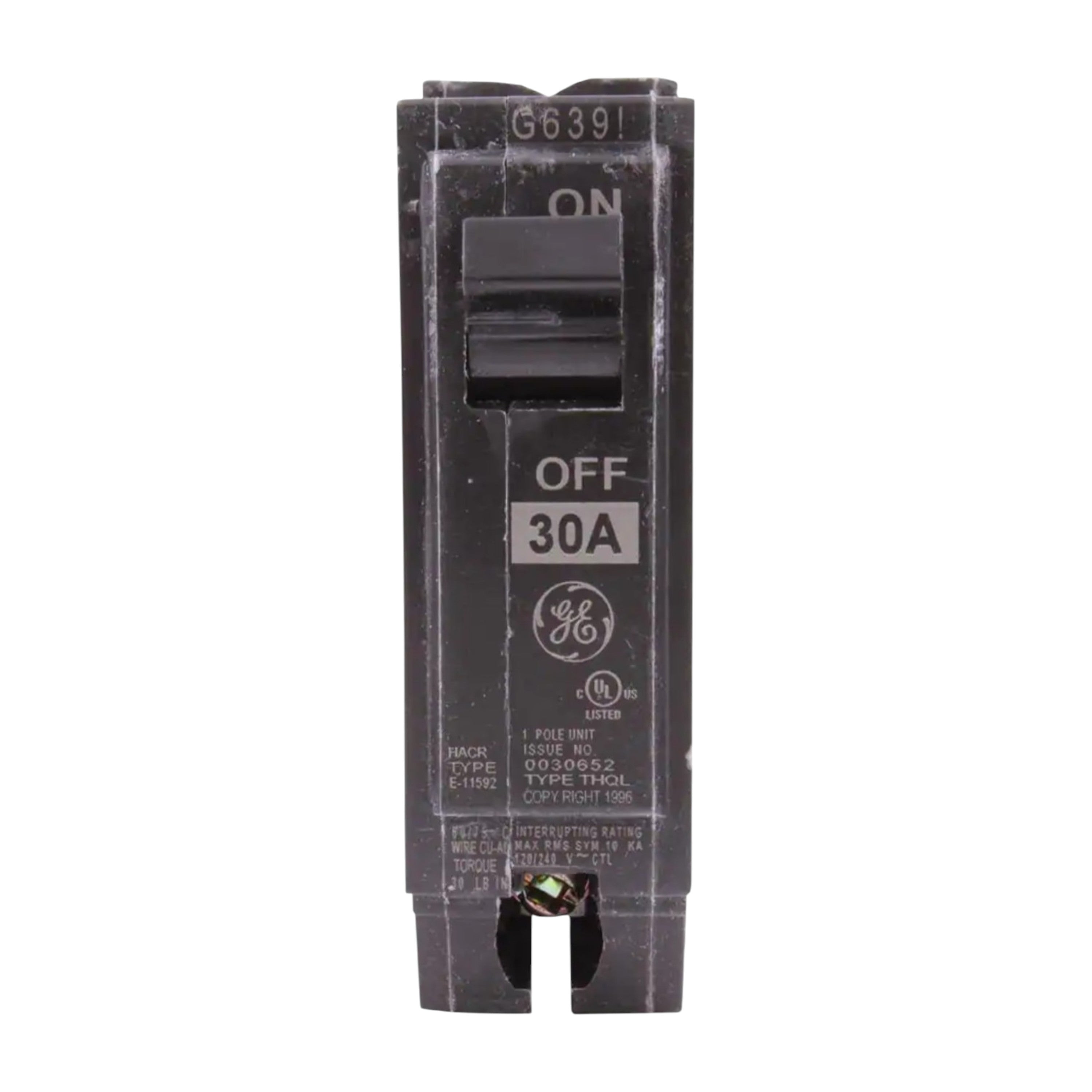 GE Q Line THQL1130 30A 1P 120/240V Standard Circuit Breaker - Image 3