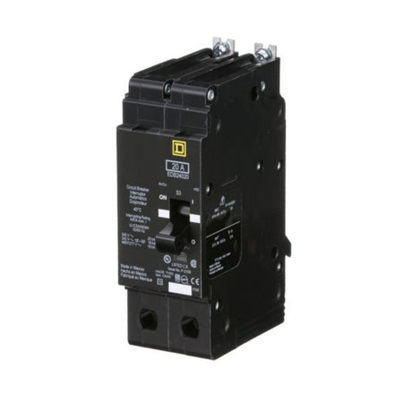 Square D E-Frame EDB24020 20A 2P 480Y/277V Bolt-On Circuit Breaker - Image 2