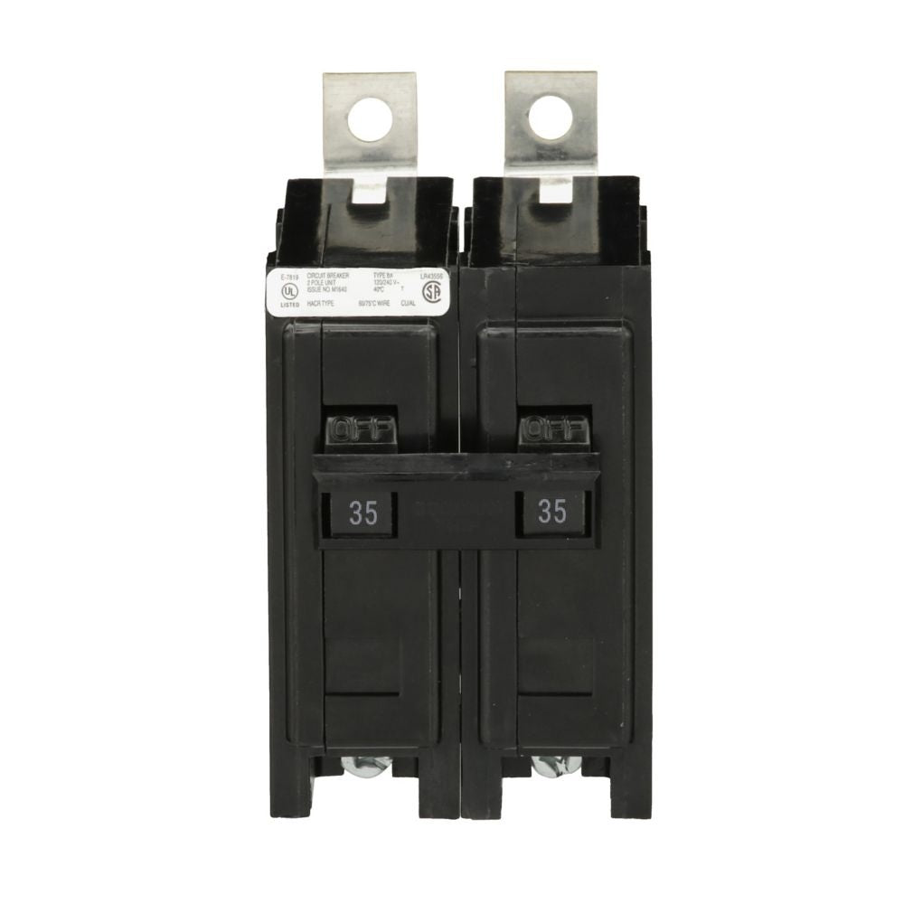 Eaton Quicklag BAB2035 35A 2P 120/240V Thermal-Magnetic Bolt-On Circuit Breaker - Image 3