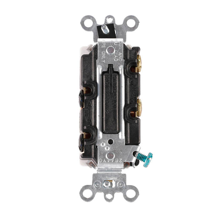 Leviton, Decora Plus, 5622-2W, 20A, 2-Pole, 120/277V, AC Quiet Switch, White - Image 2