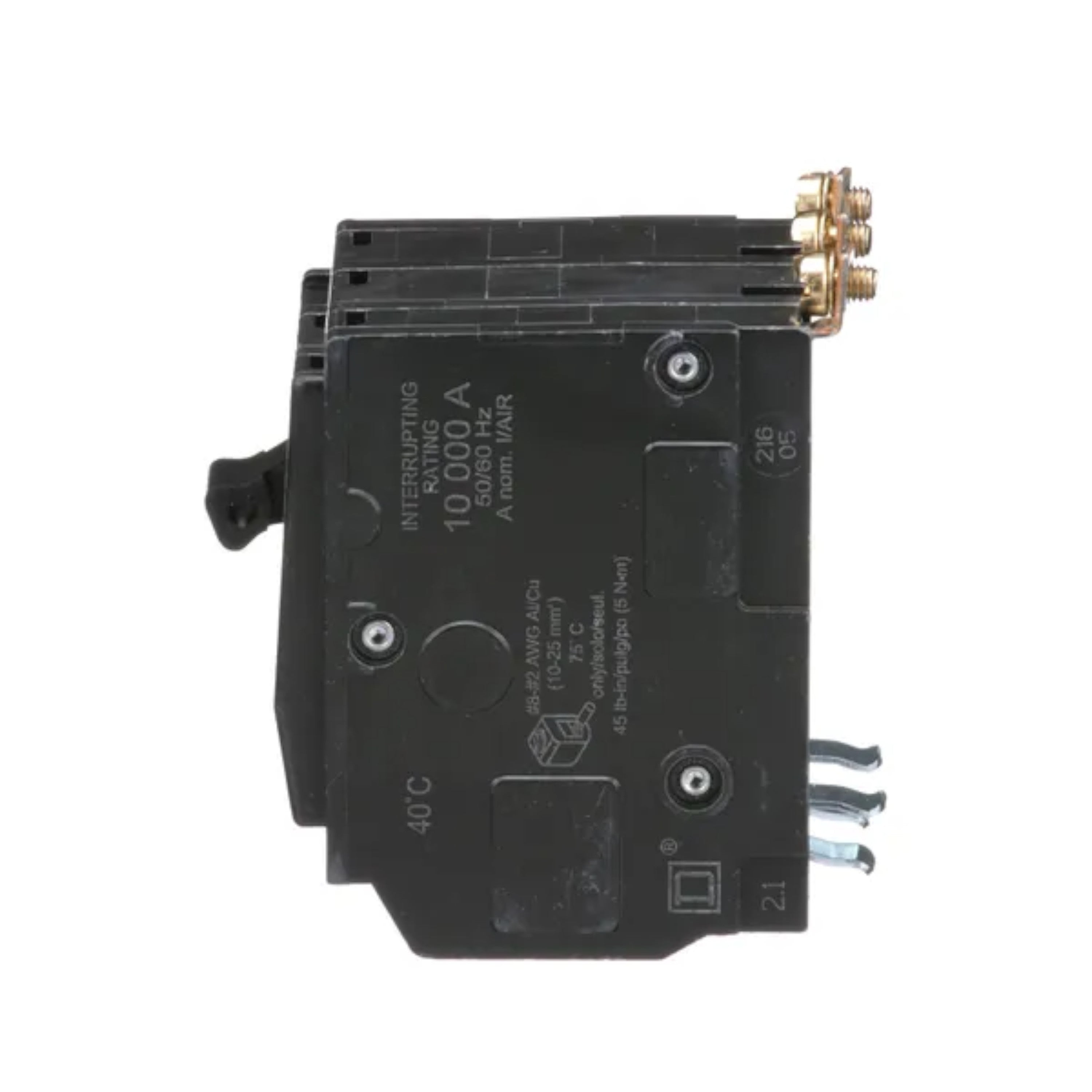 Square D QO QOB340 40A 3P 120/240V Bolt-On Circuit Breaker - Image 6