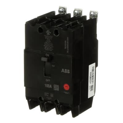 GE Q-Line, TEY3100, 100A, 3P, 277/480V, Bolt-On, Molded Case, Circuit Breaker - Image 3