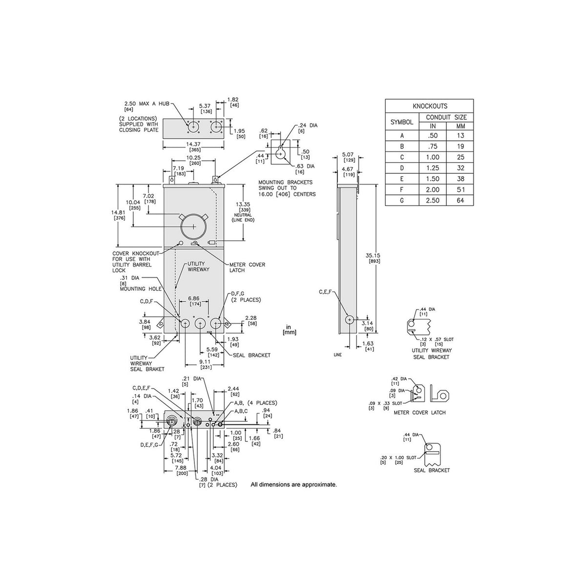 Square D QO, QC816F150C, 150A, 8-Space, Ringless Meter Main, CSED - Image 11