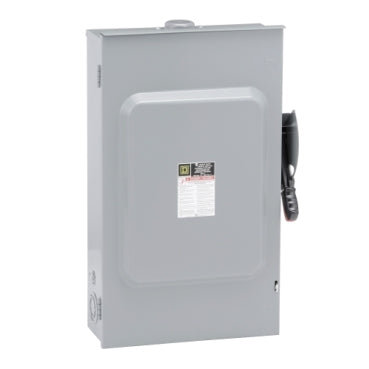 Square D H364NRB Heavy Duty Safety Switch 600V 200A 3-Pole NEMA 3R