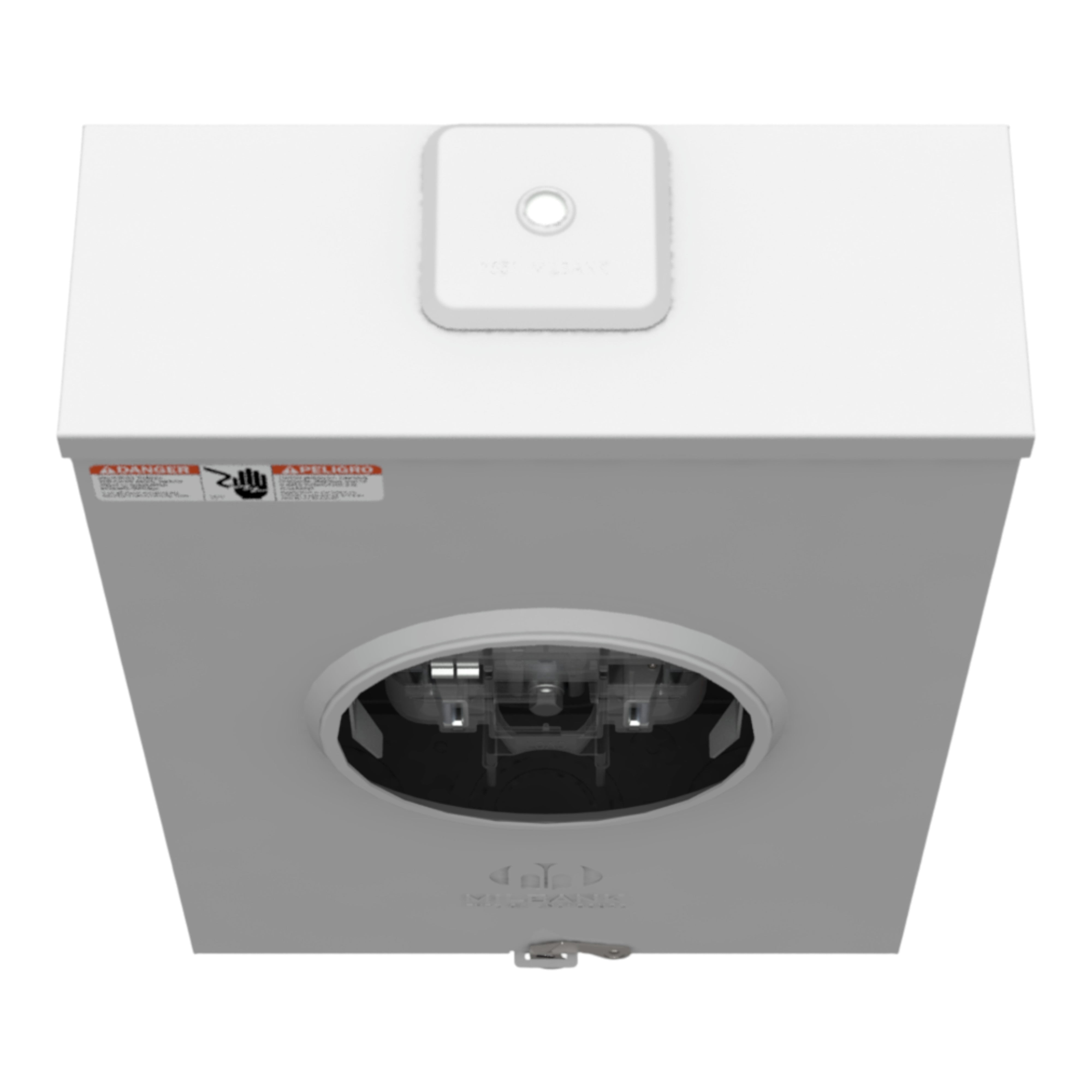Milbank, U4801-XL-5T9, 200A, 600VAC, 5-Terminal, Ringless, Lever Bypass, Meter Socket - Image 6