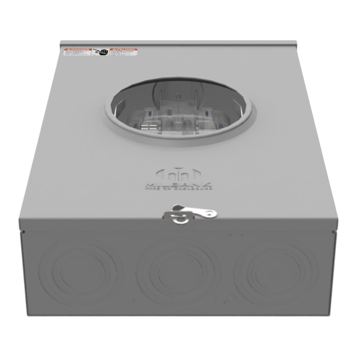 Milbank, U4801-XL-5T9, 200A, 600VAC, 5-Terminal, Ringless, Lever Bypass, Meter Socket - Image 7