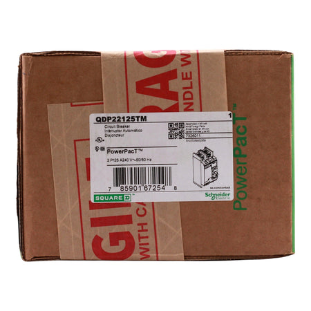 Square D PowerPact Q, QDP22125TM, 125A, 2P, 240V, Bolt-On, Circuit Breaker - Image 3