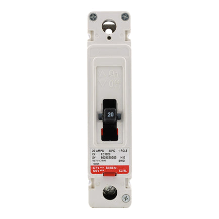 Eaton FD1020 20A 1P 347VAC/125VDC F-Frame Circuit Breaker - Image 2