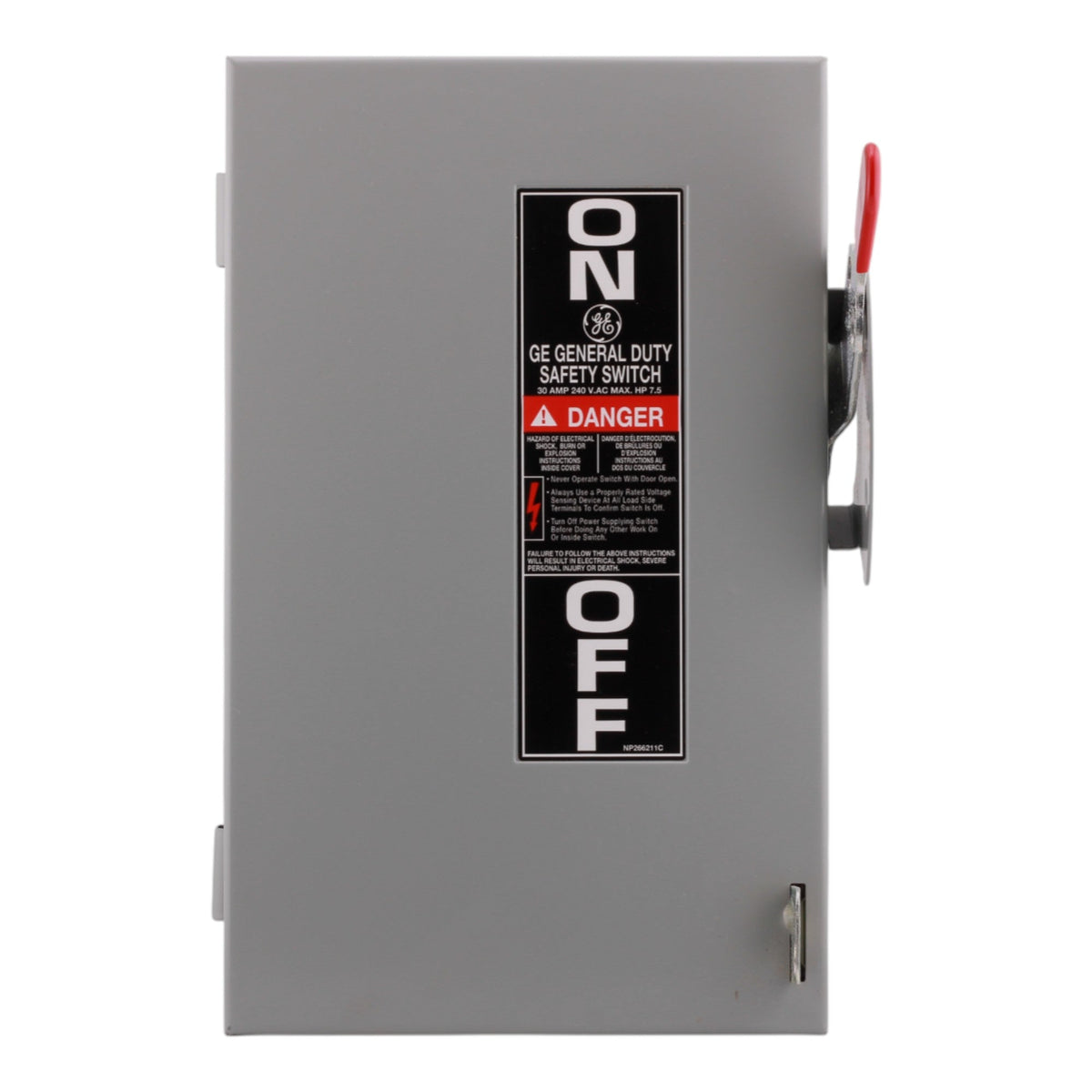 ABB TGN3321 30A 3P 240V Non-Fusible General Duty Safety Switch NEMA 1 - Image 4