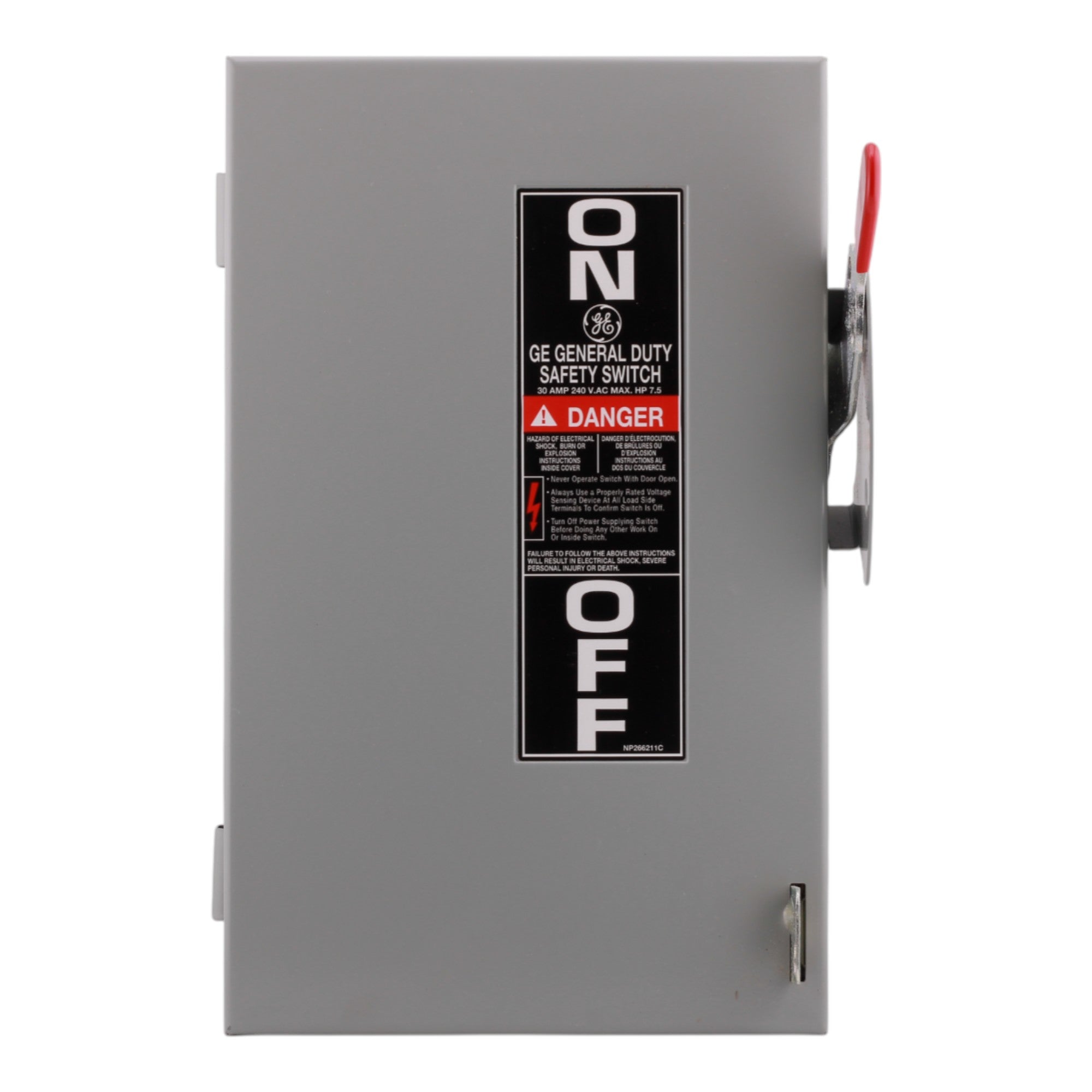 ABB TGN3321 30A 3P 240V Non-Fusible General Duty Safety Switch NEMA 1 - Image 4