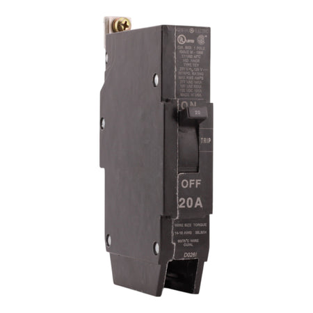 GE TEY120 20A 1P 120/277V Bolt-On Circuit Breaker