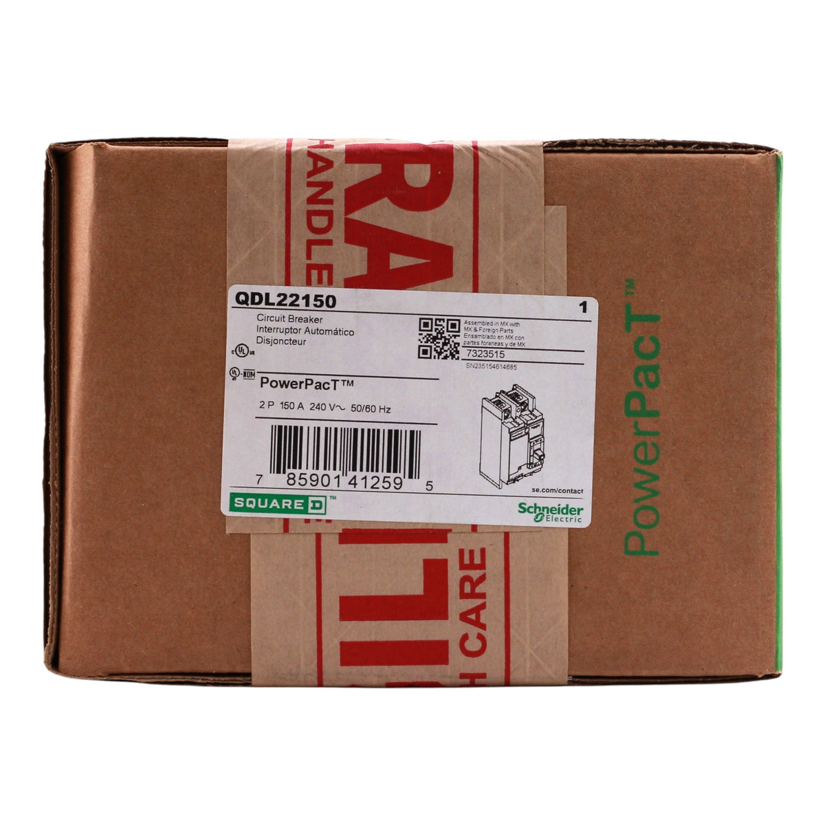 Square D PowerPacT QDL22150 150A 2P 240V Circuit Breaker - Image 3
