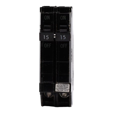 GE Q-Line, THQP215, 15A, 2P, 120/240V, Thin Series, Circuit Breaker - Image 8
