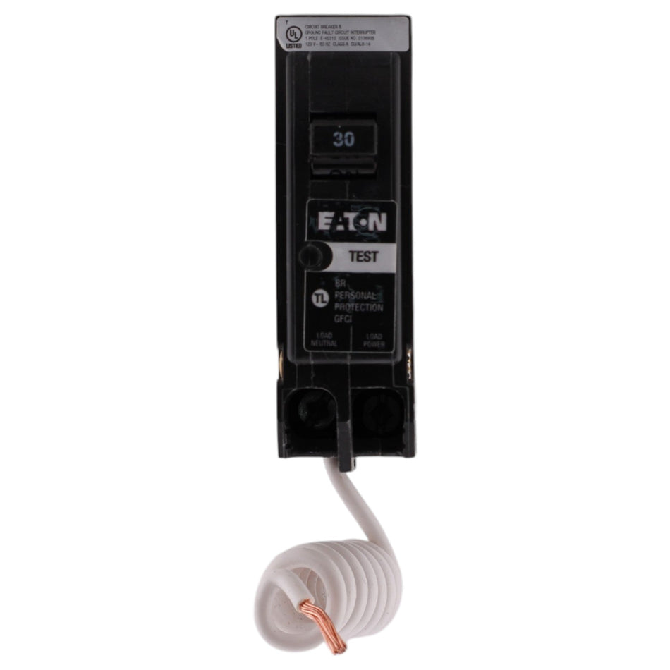 Eaton BR, BRN130GF, 30A, 1P, 120/240V, GFCI, Pigtail Neutral, Circuit Breaker - Image 2