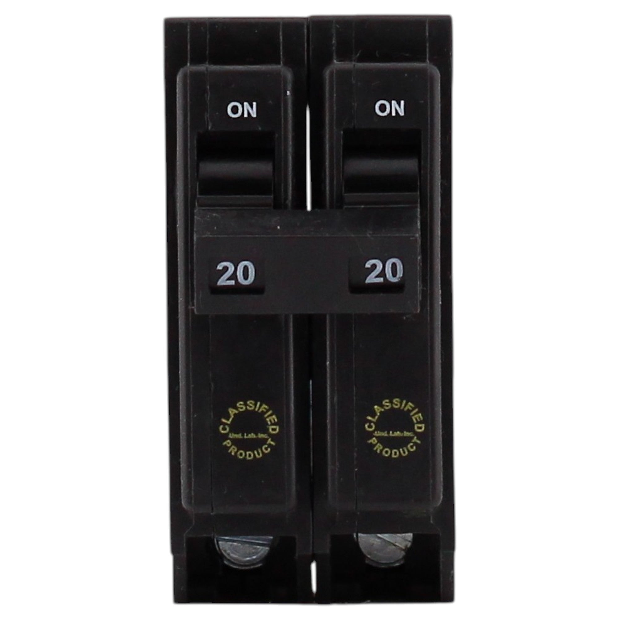 Eaton CHQ, CHQ220, 20A, 2P, 120/240V, Thermal Magnetic, Plug-In, Classified Replacement, Circuit Breaker - Image 2