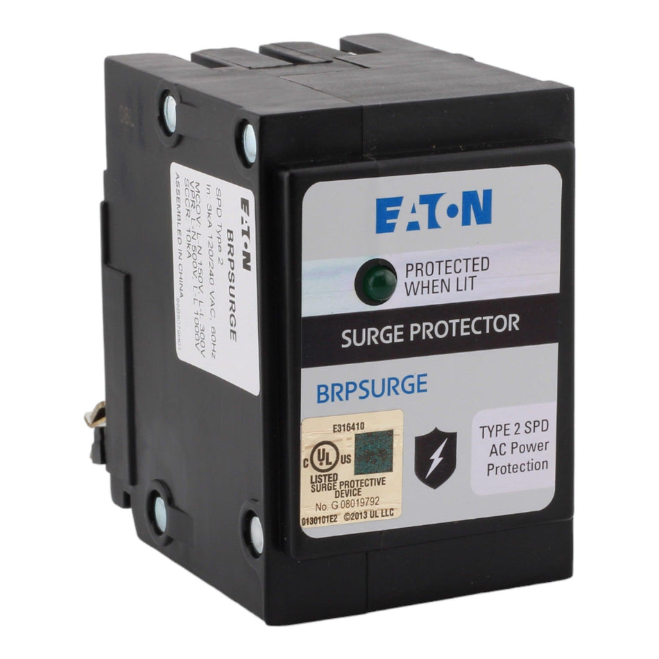 Eaton BR BRPSURGE 18kA 2P 120/240V Plug-On Neutral Surge Protector