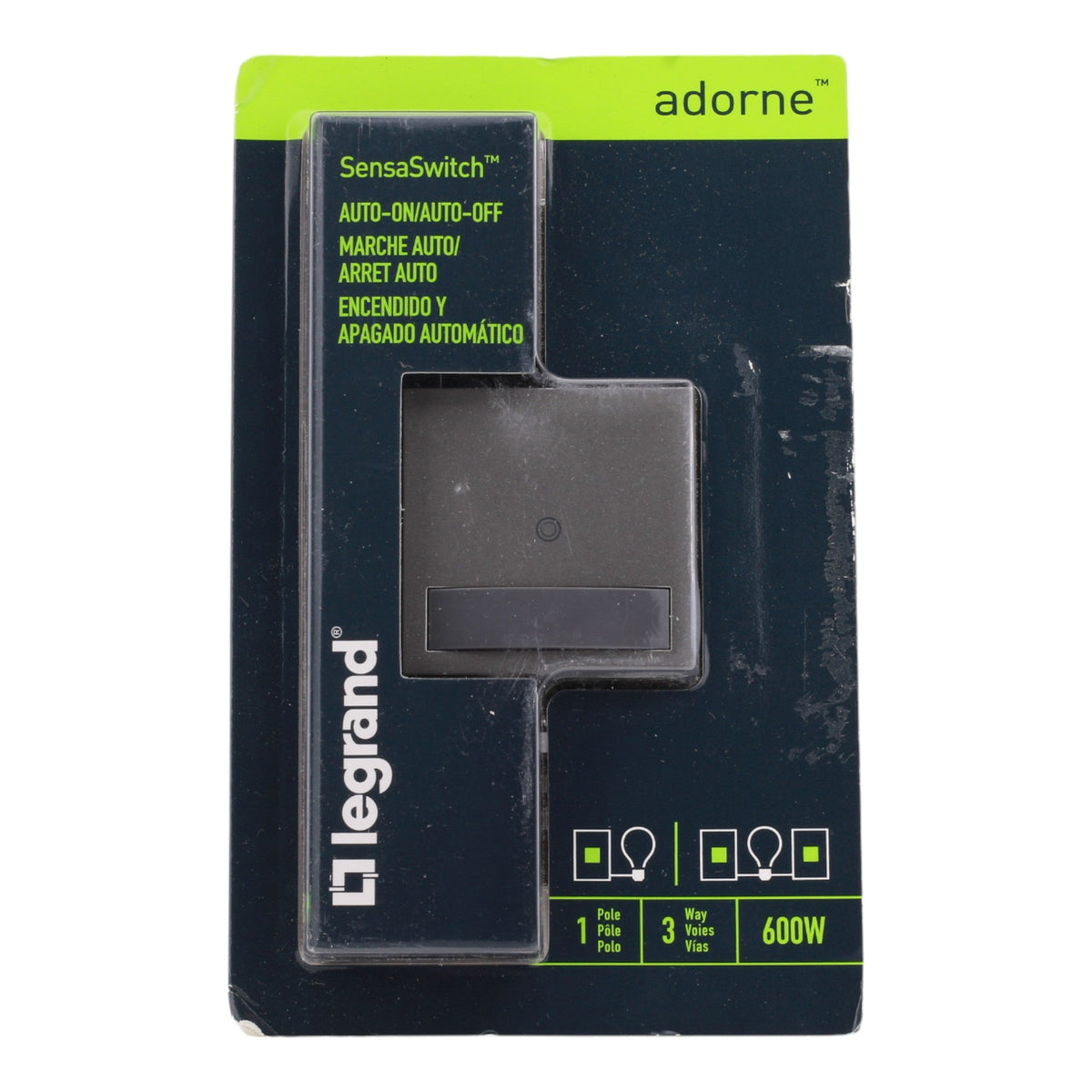 Legrand adorne ASOS32M4 Motion Sensor Switch Magnesium