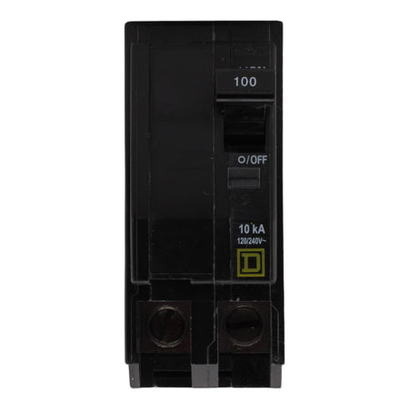 Square D QO2100C 100 Amps 120/240 Volts Two-Pole Standard Circuit Breaker Plug-In for QO Panels - Image 2
