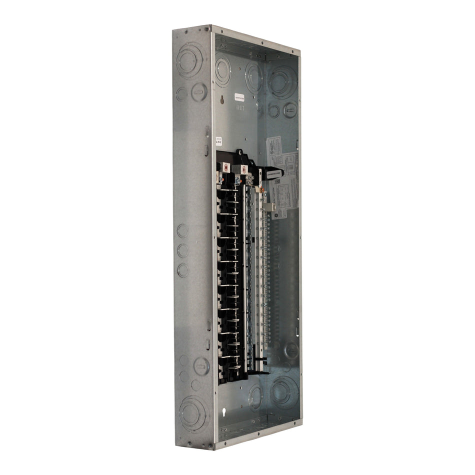 GE PowerMark PRO PLM3220C 200A 32-Space Plug-On Neutral Main Lug Convertible Load Center