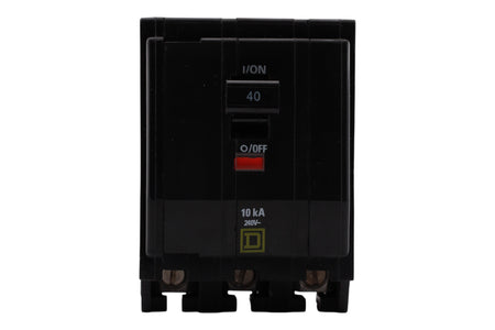 Square D QO QO340 40A, 3P, 120/240V, Thermal Magnetic, Circuit Breaker - Image 2