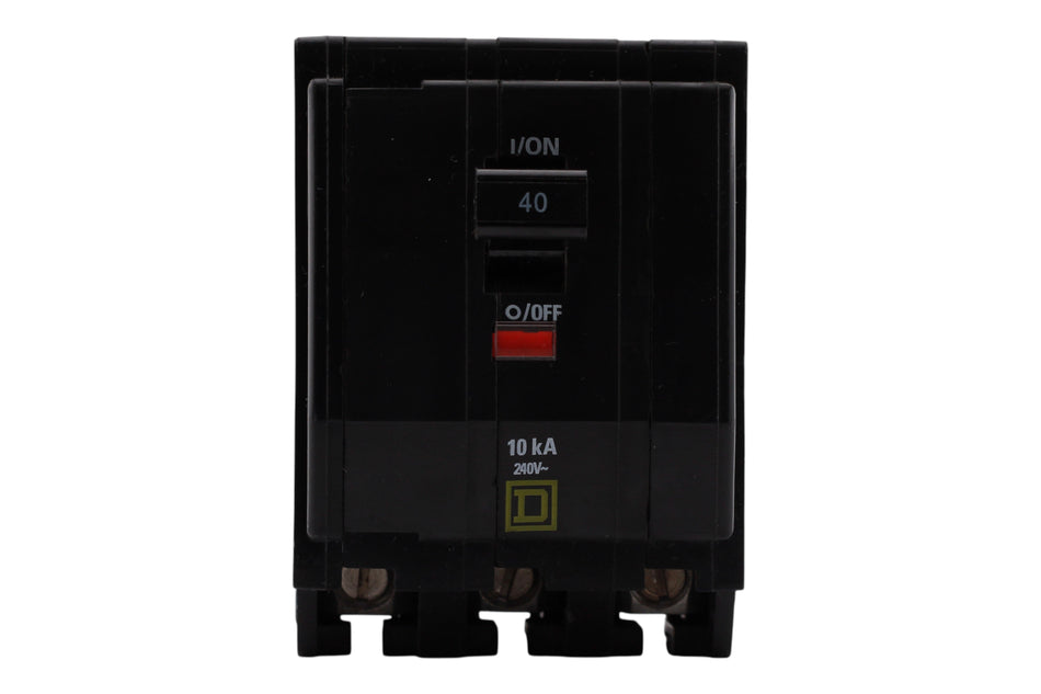 Square D QO QO340 40A, 3P, 120/240V, Thermal Magnetic, Circuit Breaker - Image 2