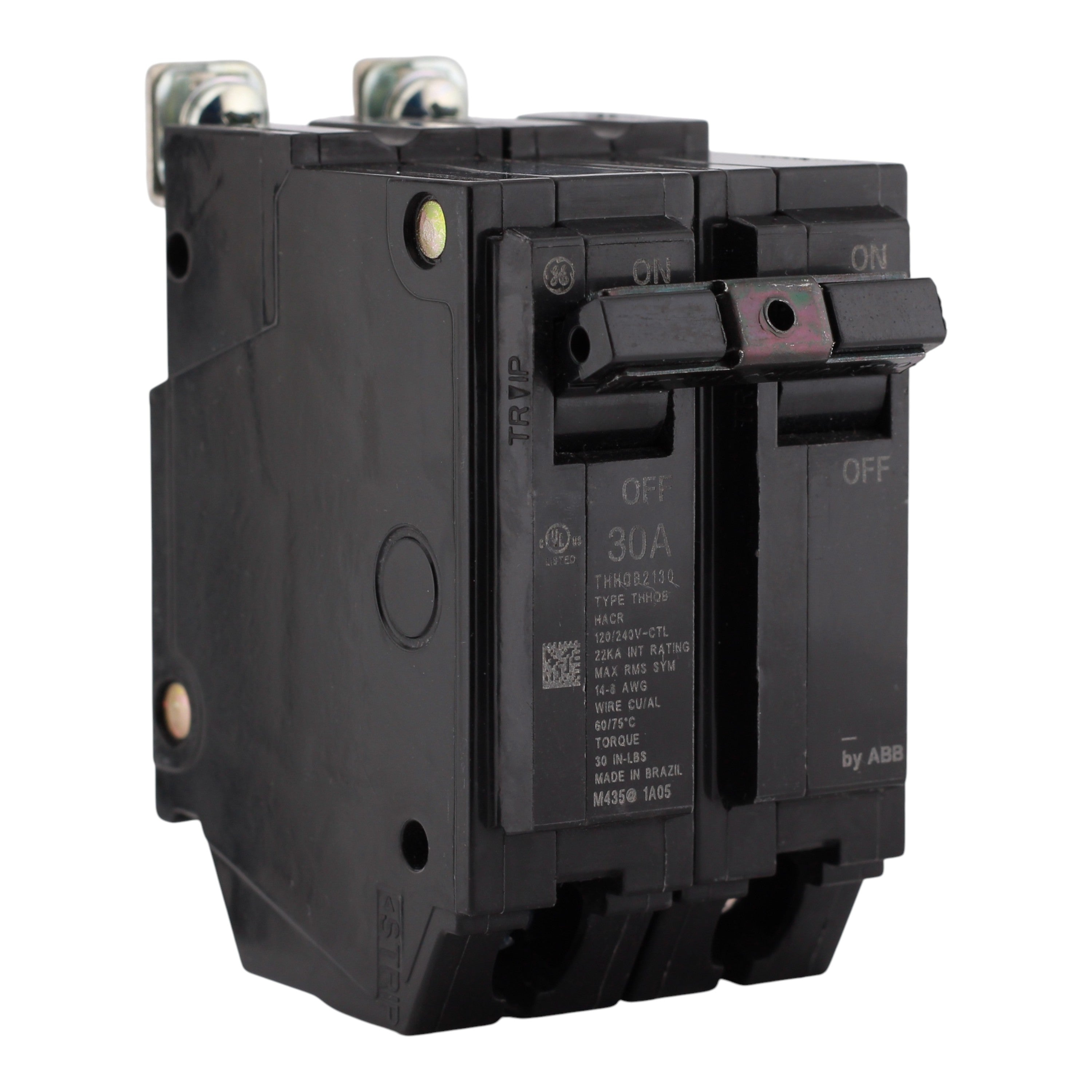ABB Q-Line, THHQB2130, 30A, 2P, 120/240V, Bolt-On, Circuit Breaker