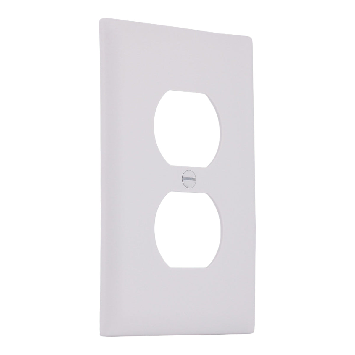 Pass & Seymour TradeMaster, TP8W, 1-Gang, Nylon Wall Plate, Duplex Receptacle, White