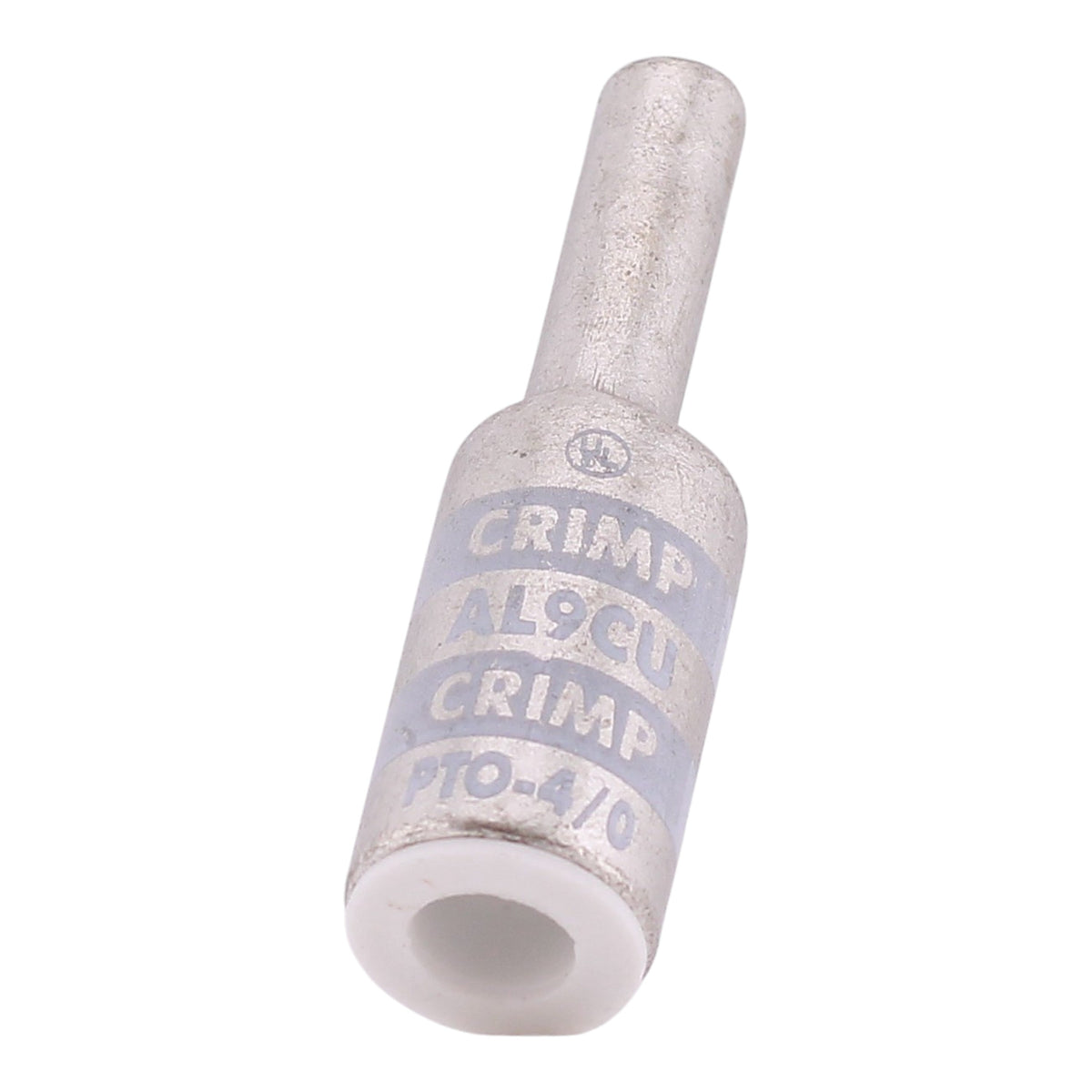 NSI Polaris, PTO-4/0, 4/0 AWG, 2/0 AWG Aluminum Pin, Offset Compression Pin Terminal, White - Image 2