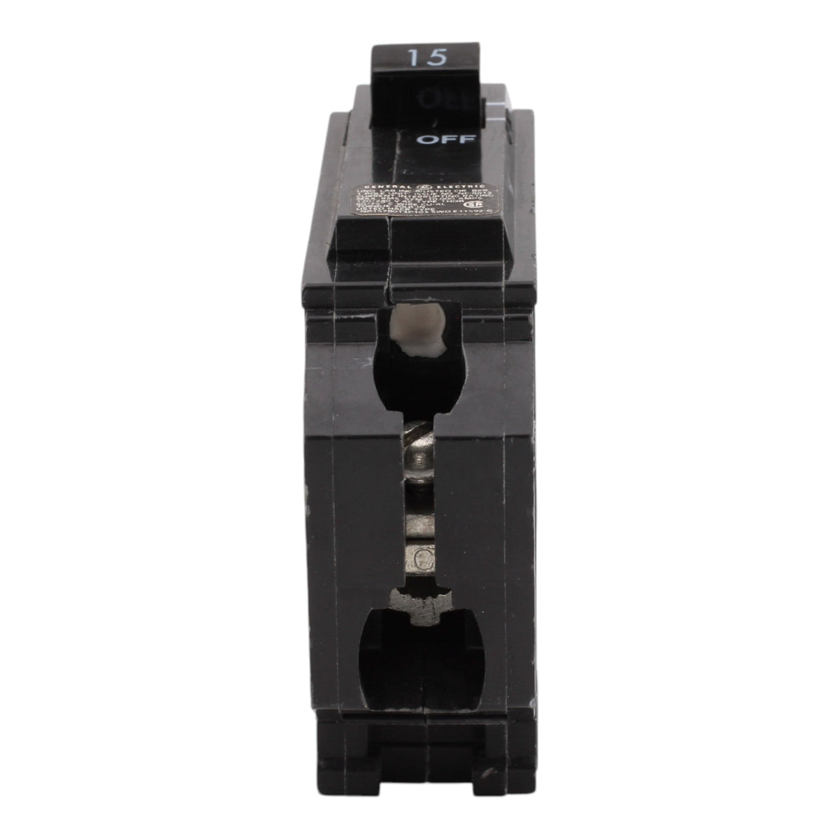 GE THQB1115 15A 1P 120/240V Q-Line Bolt-On Circuit Breaker - Image 2