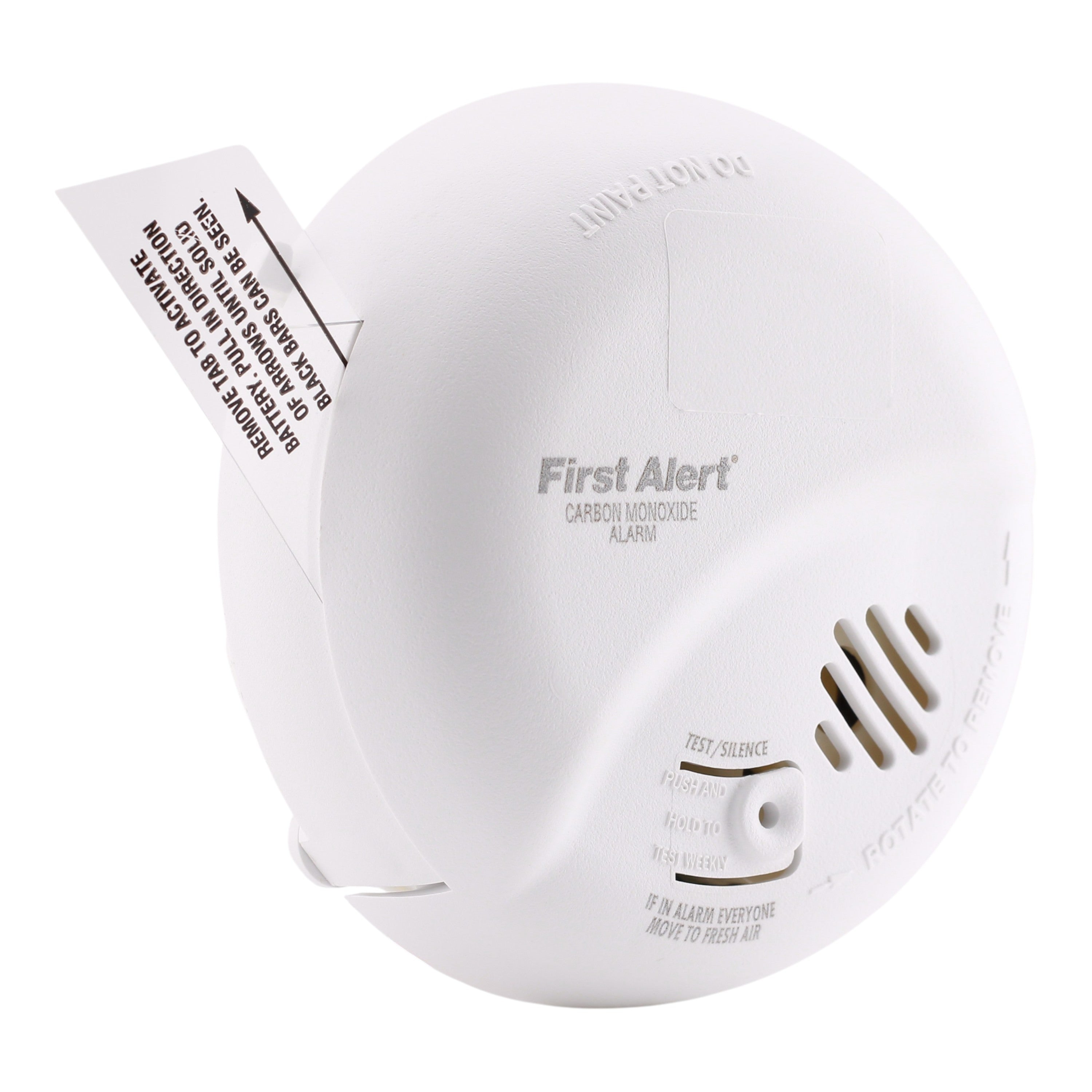 BRK CO5120BN, 120V AC/DC, Hardwired, Carbon Monoxide Alarm, 9V Battery Backup