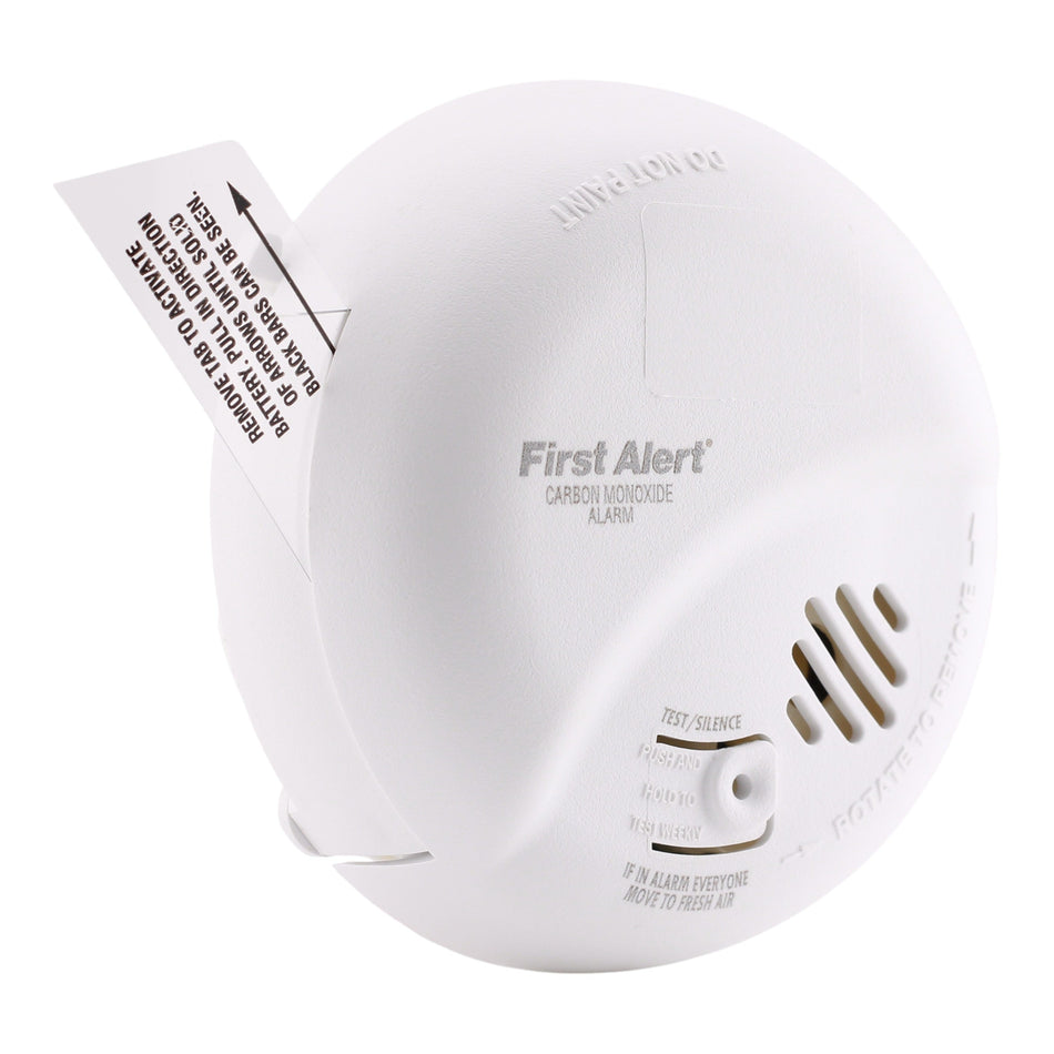 BRK CO5120BN, 120V AC/DC, Hardwired, Carbon Monoxide Alarm, 9V Battery Backup