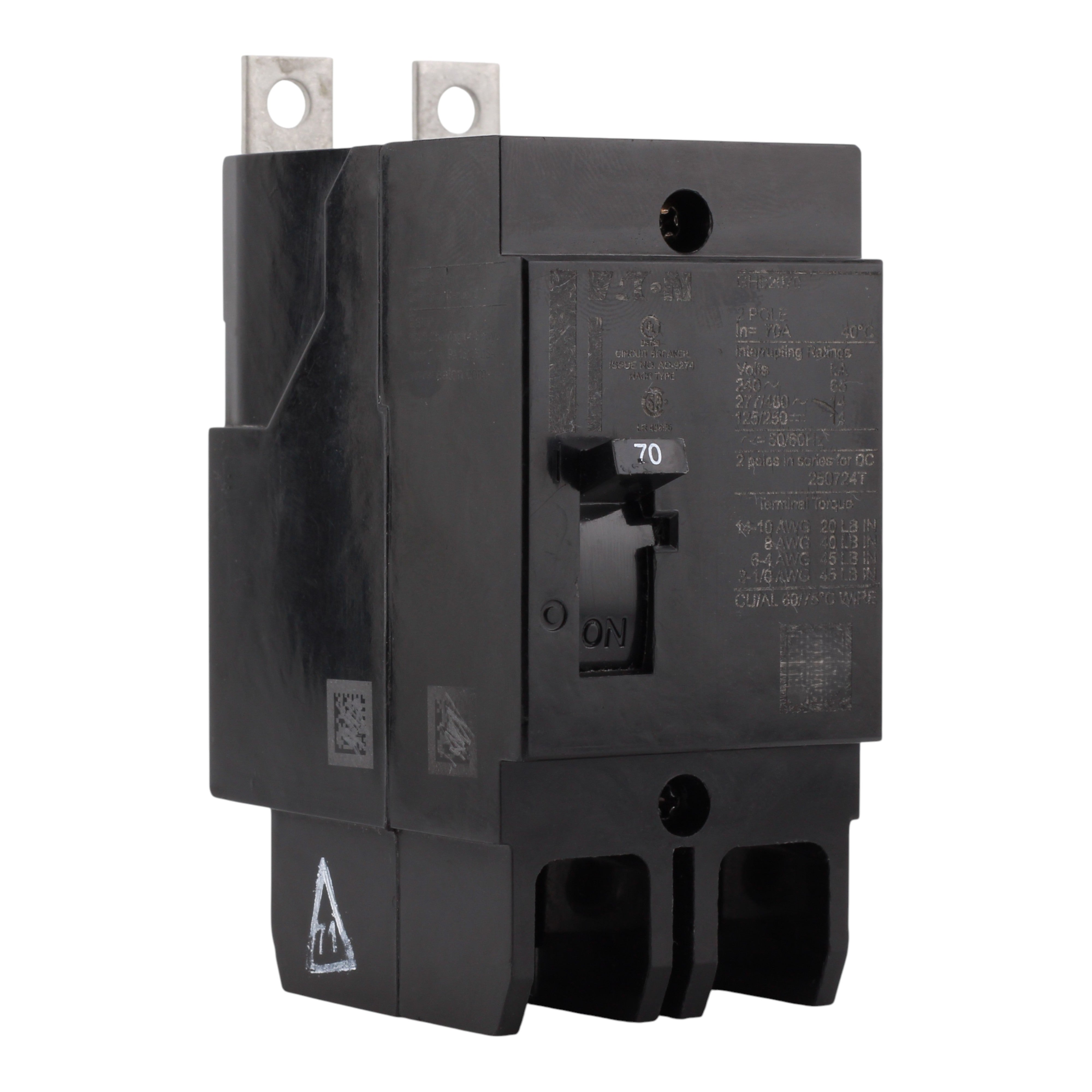 Eaton Series C GHB2070 70A 2P 480Y/277V Molded Case Circuit Breaker