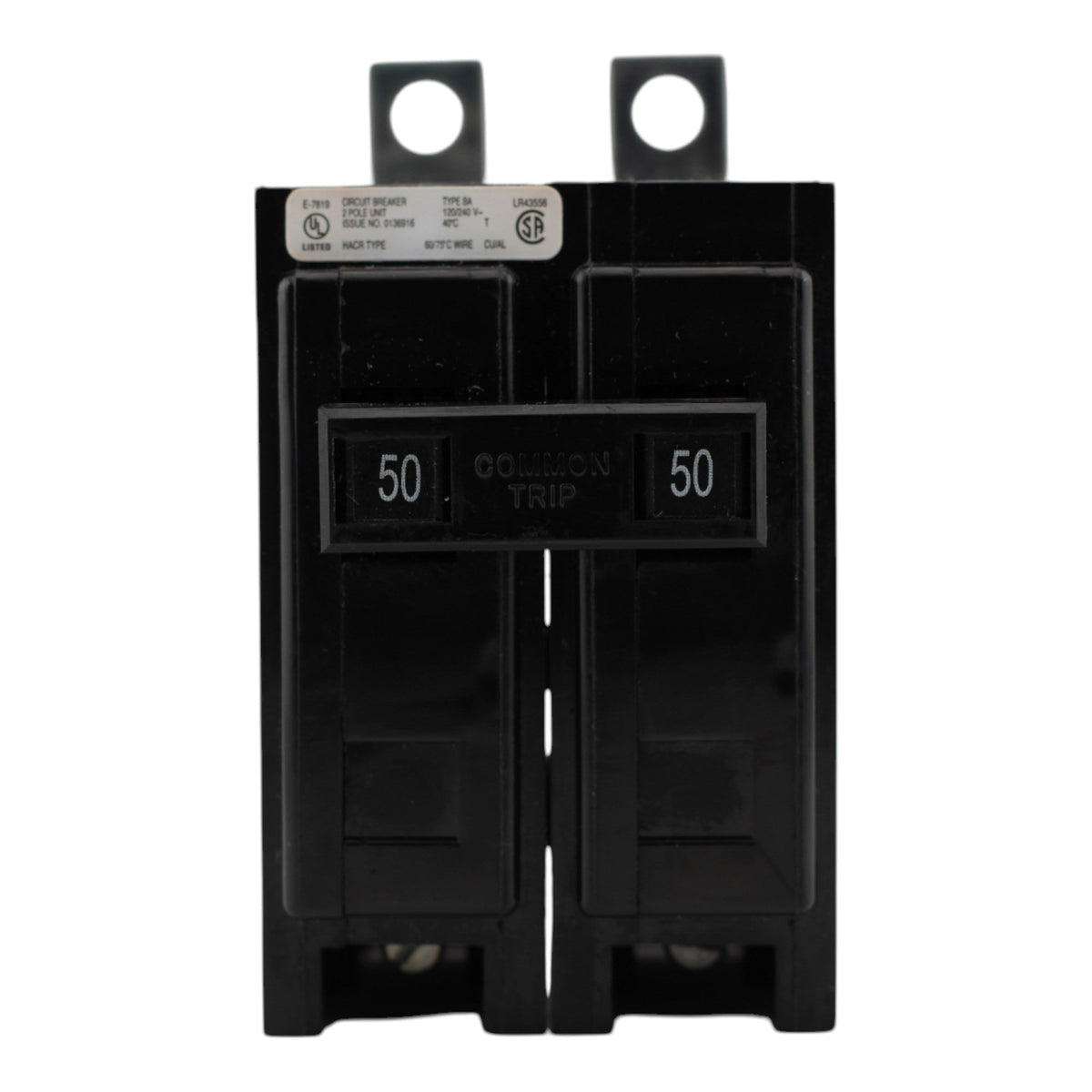 Eaton BAB2050 50A 2P 120/240V Thermal-Magnetic Circuit Breaker - Image 2