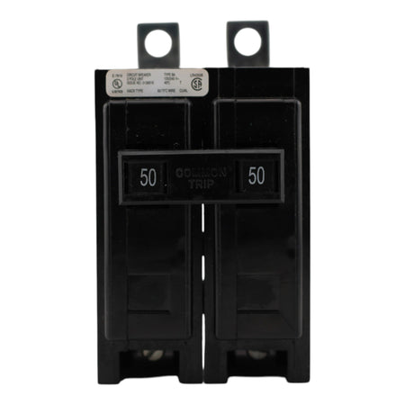 Eaton BAB2050 50A 2P 120/240V Thermal-Magnetic Circuit Breaker - Image 2