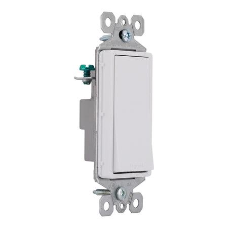 Legrand radiant, TM870W, 15A, 1P, 120/277V, White, Paddle Switch