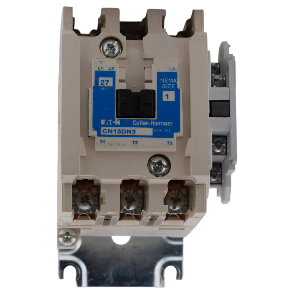 Eaton Cutler-Hammer, CN15DN3DB, 27A, 3-Pole, 600V, NEMA Size 1, Non-Reversing, Motor Contactor - Image 4
