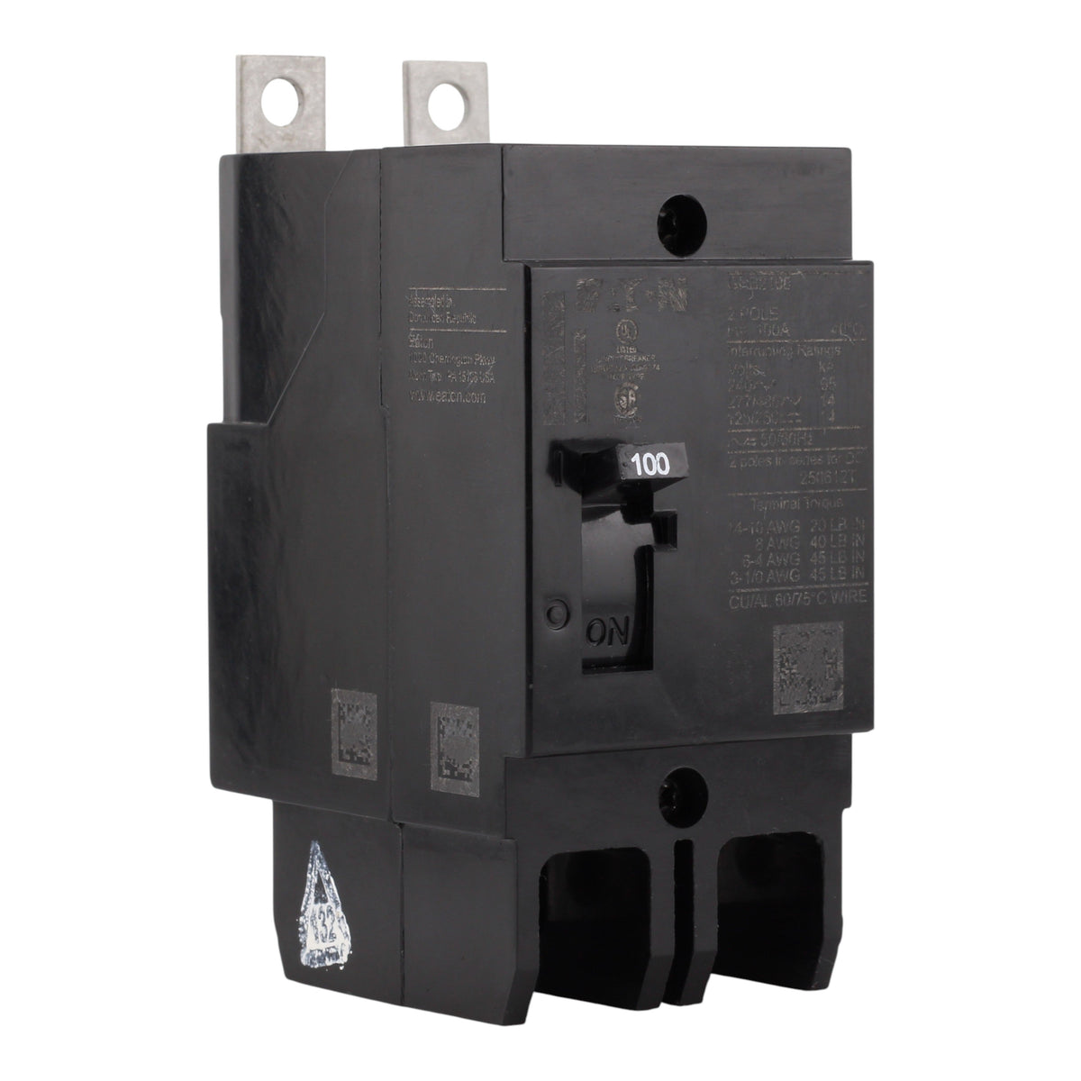 Eaton Series C GHB2100 100A 2P 480Y/277V Molded Case Circuit Breaker